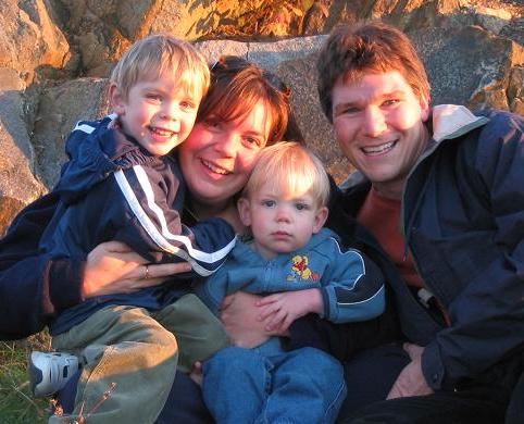 Ron's family at Fentiman Park