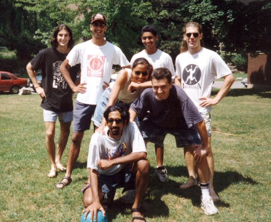 Volleyball team at Biology Dept. picnic