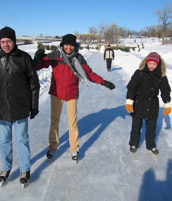 Skating on the Red River